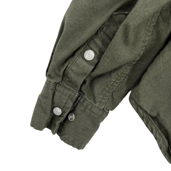 Tractr Snap Front Long Sleeve Top Patches XS 5/6 - Picture 4 of 6